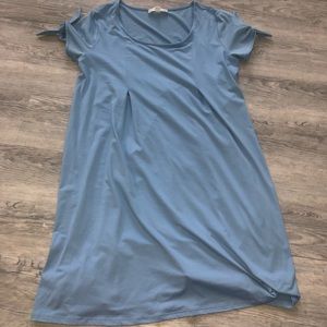 L/G baby blue dress.